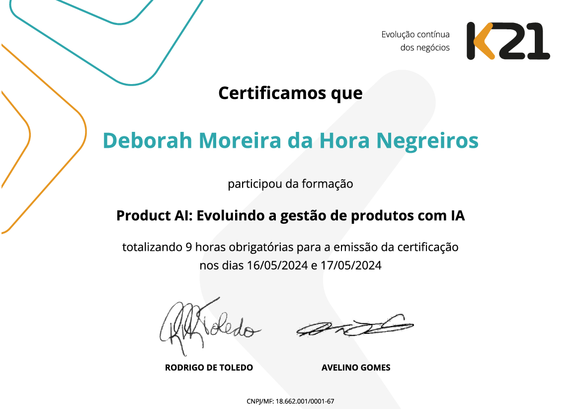 Certificado K21